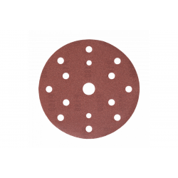 Шліфувальне коло на липучці з отворами 5 шт. 150мм G180 Hogert (HT8D136)