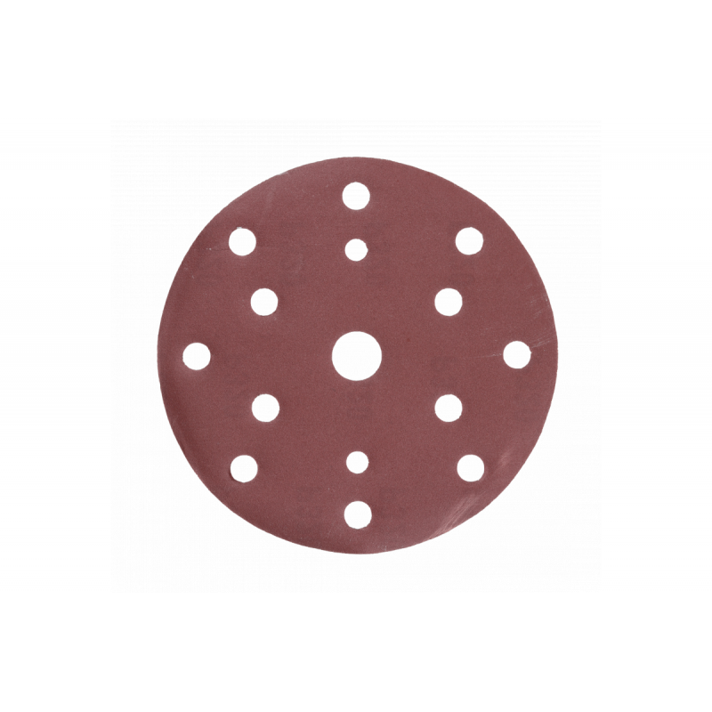 Шліфувальне коло на липучці з отворами 5 штук 150мм G320 Hogert (HT8D138)