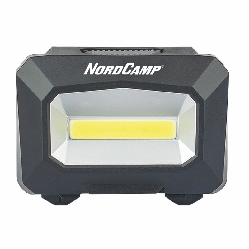 Фонарь налобный 100Lm 3W COB Nord Camp 3xAAA белый/красный IP44 (NC30100)