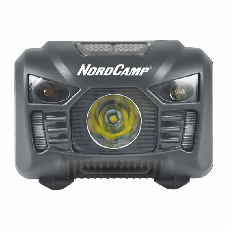 Фонарь налобный 150Lm 3W LED Nord Camp 1200mAh белый/красный IP44 (NC30210)