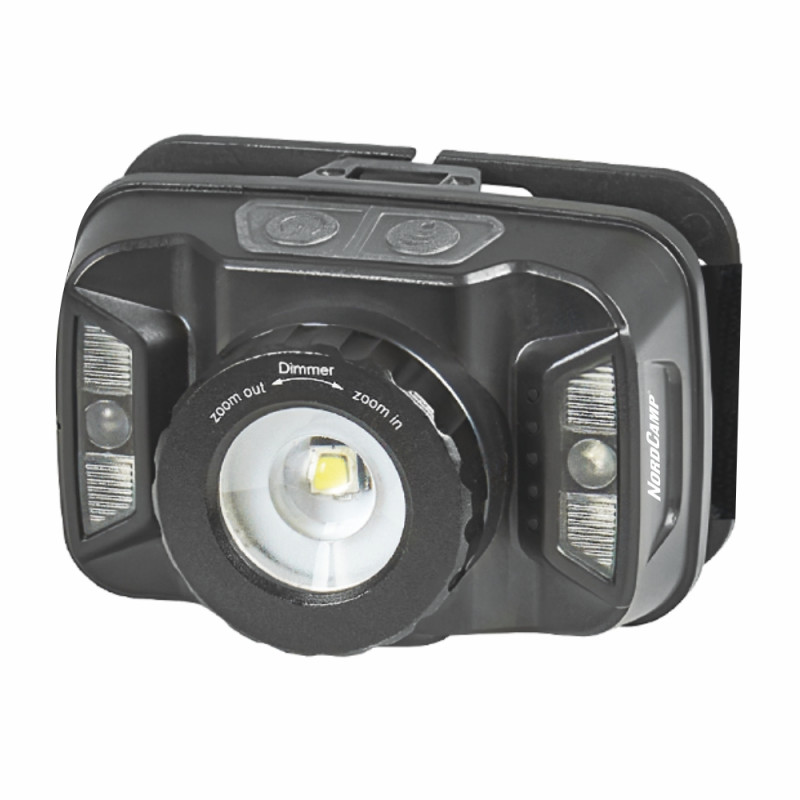 Фонарь налобный 260Lm 5W CREE XTE Nord Camp 1800mAh белый/красный IP44 с датчиком движения (NC30800)
