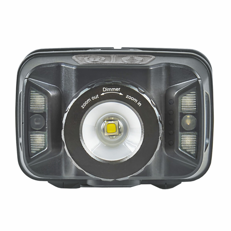Фонарь налобный 260Lm 5W CREE XTE Nord Camp 1800mAh белый/красный IP44 с датчиком движения (NC30800)