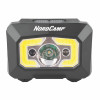 Фонарь налобный 280Lm 3W XPE/COB Nord Camp 1200mAh белый/красный IP44 с датчиком движения (NC30310)