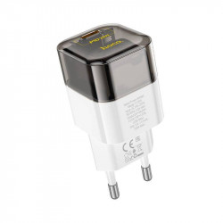 Зарядное устройство Hoco СЗУ Transparent Tribute Single-port PD/QC 20W/3A (C125A)
