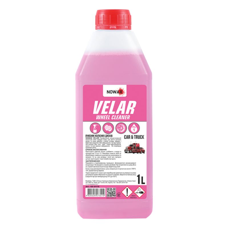 Очисник дисків 1л NOWAX VELAR WHELL CLEANER (NX01178)
