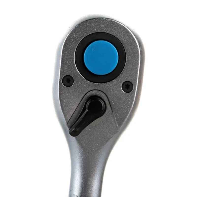 Трещотка 1/2" 72 310мм CrV CrMo зубец Hogert телескопическая с кнопкой (HT1R342)