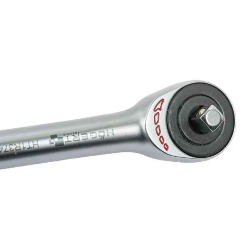Тріскачка 1/4" 60T 240мм CrV CrMo Hogert ротаційна з рукояткою, что крутится (HT1R374)