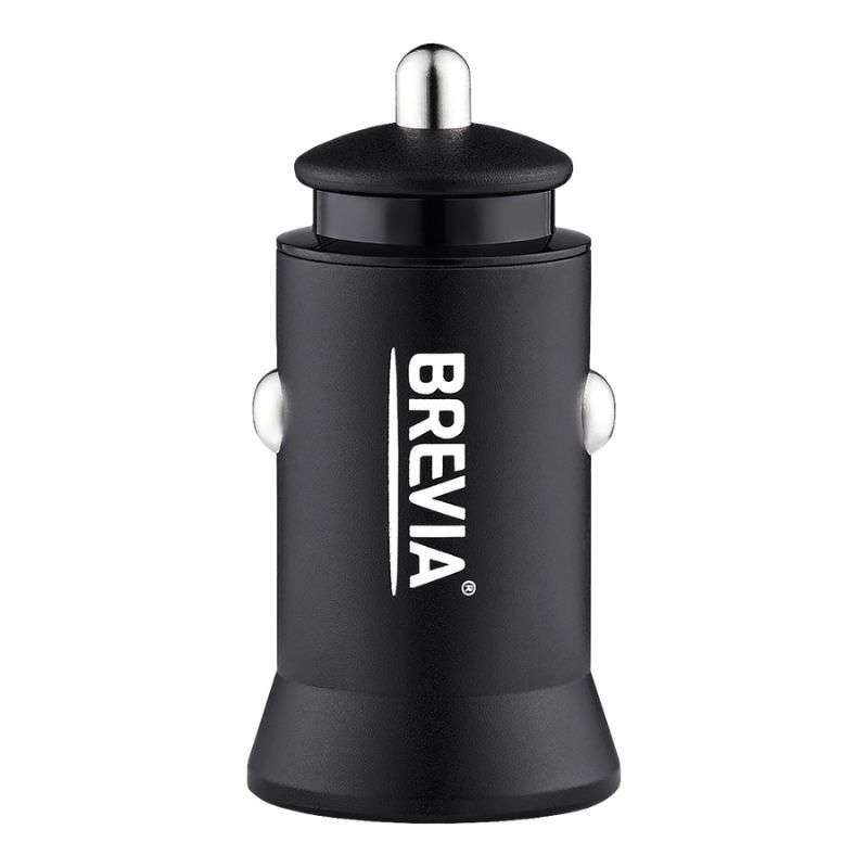 Автомобільний зарядний пристрій BREVIA ePower DualCharge 30W 1xUSB-C+1xUSB-A чорний 46030CAB (46030C