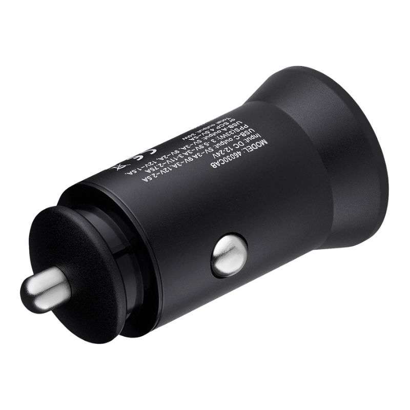 Автомобільний зарядний пристрій BREVIA ePower DualCharge 30W 1xUSB-C+1xUSB-A чорний 46030CAB (46030C