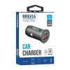 Автомобільний зарядний пристрій BREVIA ePower DualCharge 30W 1xUSB-C+1xUSB-A чорний 46030CAB (46030C