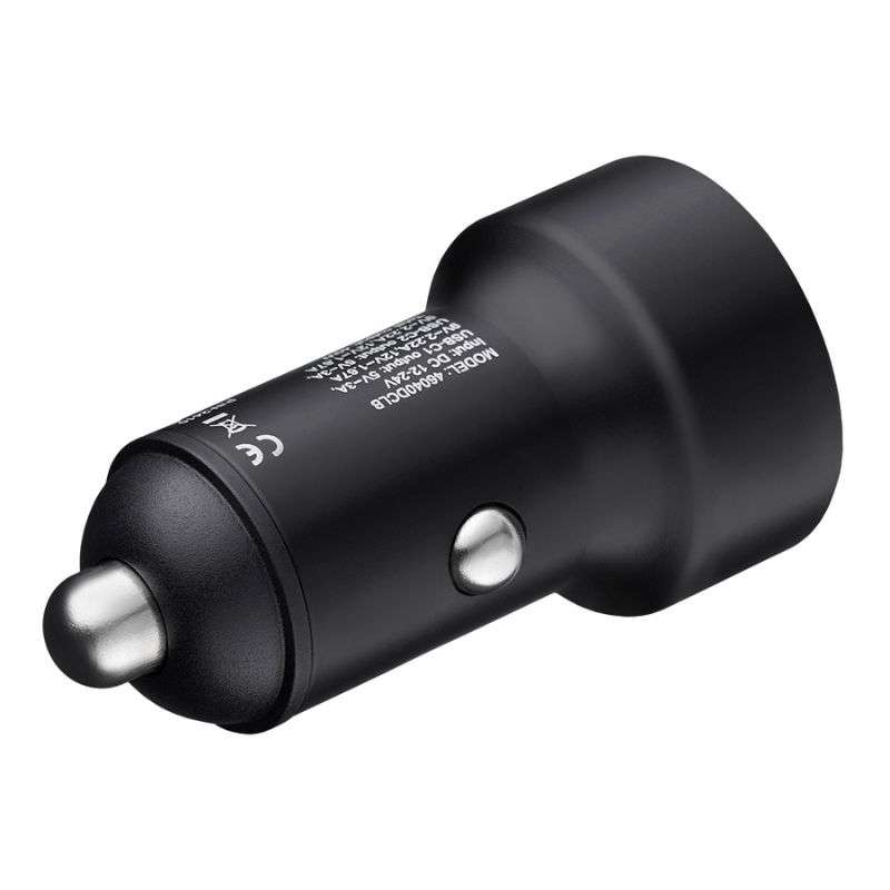 Автомобільний зарядний пристрій BREVIA ePower DualCharge Display 40W 2xUSB-C чорний 46040DCLB (46040