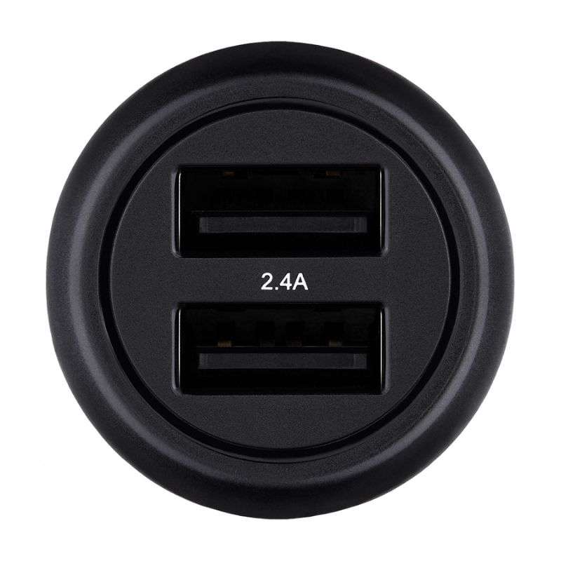 Автомобільний зарядний пристрій BREVIA ePower DualDrive 12W 2xUSB-A чорний 46012DUB (46012DUB)