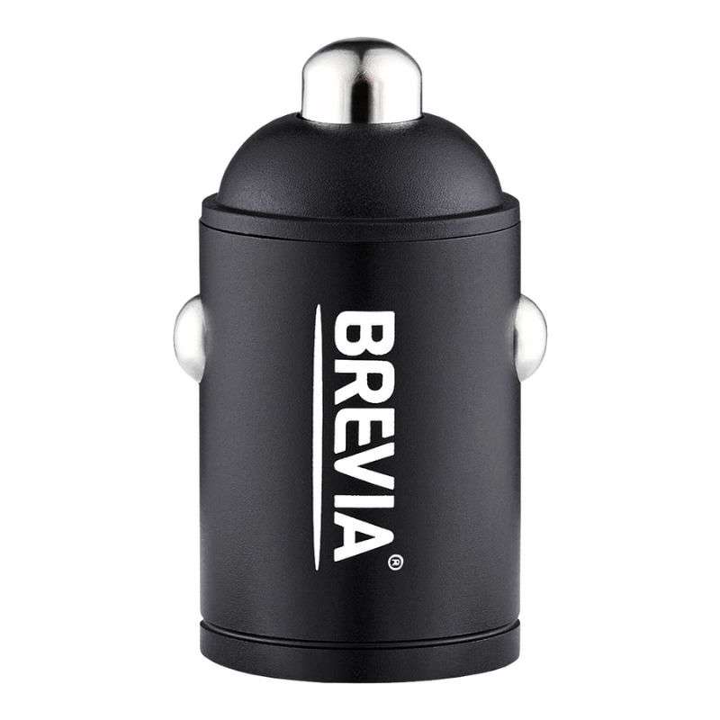 Автомобільний зарядний пристрій BREVIA ePower NanoMetal 38W 1xUSB-C+1xUSB-A чорний 46038CAMB (46038C