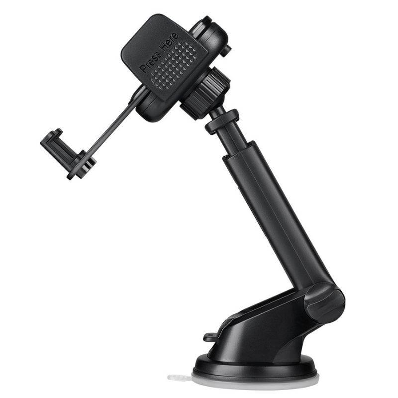 Тримач телефона BREVIA DashArm СrystalHold із присоскою, пелескоп 132-182mm,для 4.7-6.8" 90мм (50шт)