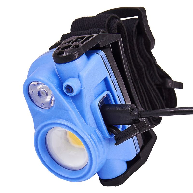 Ліхтар налобний 400 Лм + 200 Лм, 3 Вт + 3 Вт COB Brevia (14100WX1)