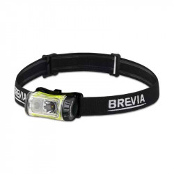 Фонарь налобный 255Lm Brevia 6500K IP64 IK07 на лоб на голову 3 режима+flash+red (14255FRAX1)