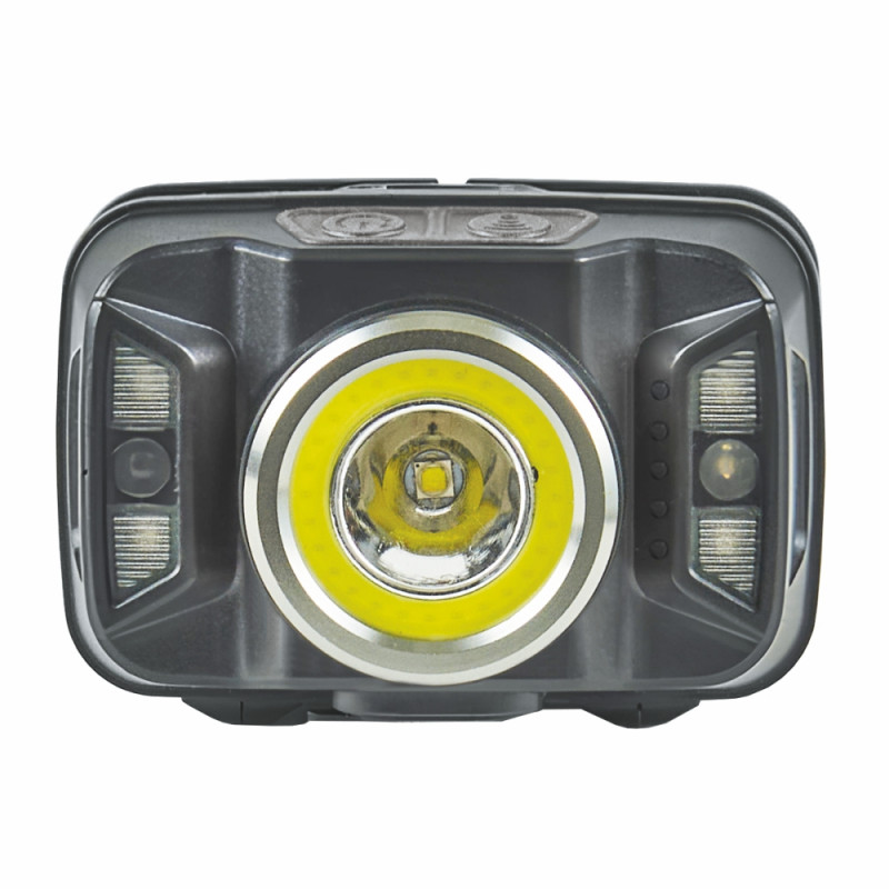 Фонарь налобный 380Lm 5W CREE XTE/COB Nord Camp 1800mAh белый/красный IP44 с датчиком движения (NC30810)