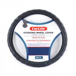 Чохол для керма Xl чорний шкірозамінник Carlife (SW115XL)