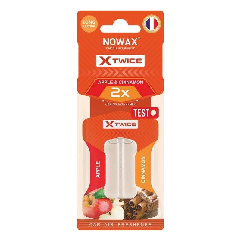 Ароматизатор до машини Nowax X Twice - Apple & Cinnamon (NX00148)