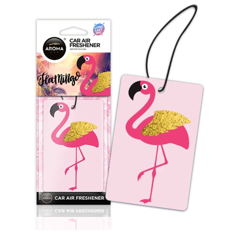 Ароматизатор до машини Aroma Car Cellulose Animals - Flamingo Gatsby (83402)