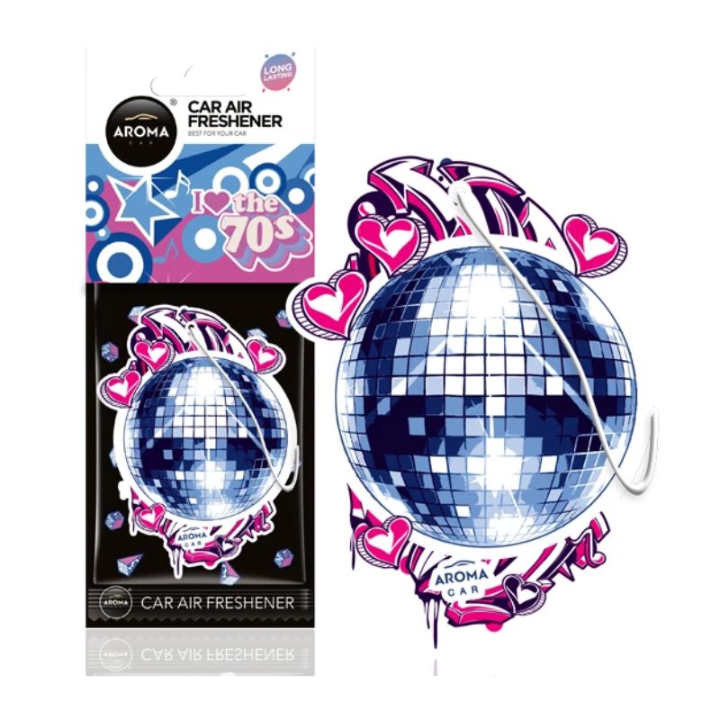 Ароматизатор до машини Aroma Car Back 90's & 70's - Disco Ball (83271)