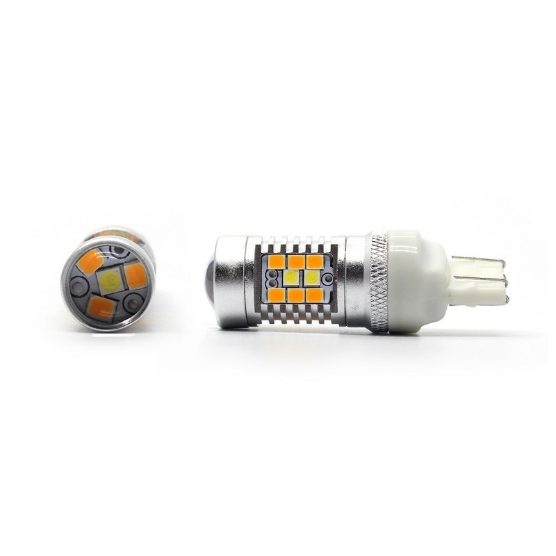 Світлодіодні лампи біло-жовті Carlamp 4G-Series W21/5W-T20 (4G/7443 W-Y)