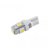 LED автолампа SOLAR 12V T10 W2.1x9.5d 5SMD white, 2шт (SL1330)