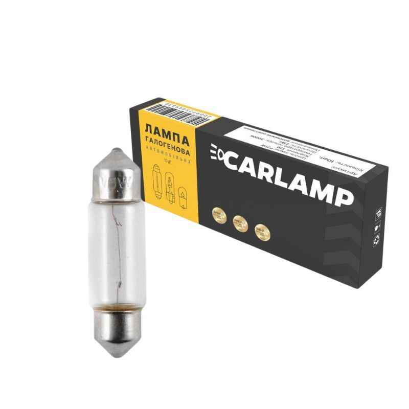 Лампи галогенні C5WT11x37 12V Carlamp 10 штук (одна упаковка) (CL1292)