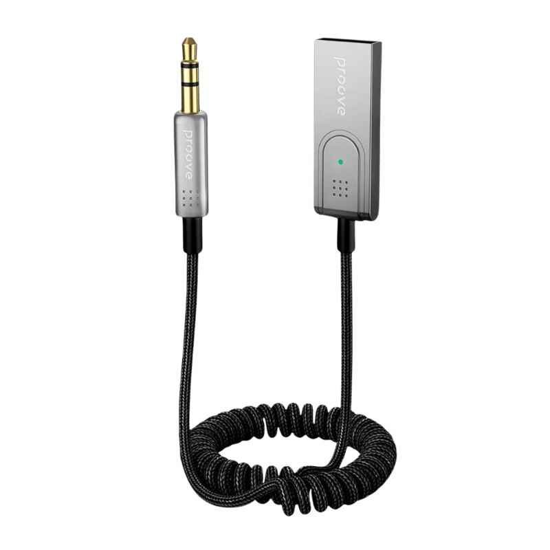 Адаптер Bluetooth для авто 2.1A Proove Helix 1 USB чорний (55276)