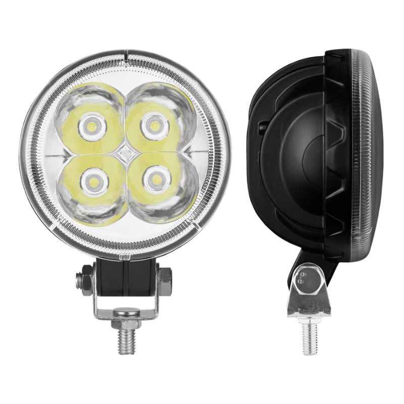 Додаткова фара на авто кругла Spot спрямований білий колір світіння 880Lm Brevia (10601RSX1)