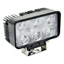 Додаткова фара на авто прямокутна Spot спрямований білий колір світіння 1320Lm Brevia (10612QSX1)