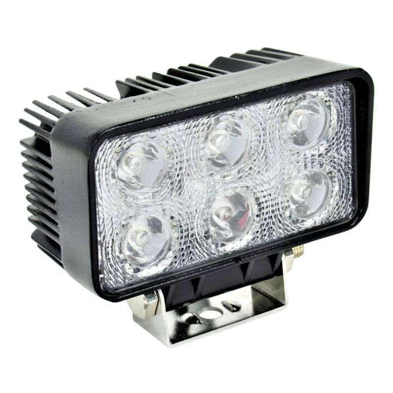 Додаткова фара на авто прямокутна Spot спрямований білий колір світіння 1320Lm Brevia (10612QSX1)