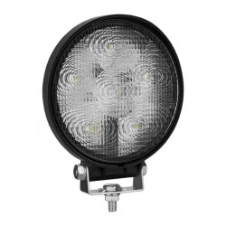 Додаткова фара на авто кругла Flood розсіяний білий колір світіння 1320Lm Brevia (10621RFX1)