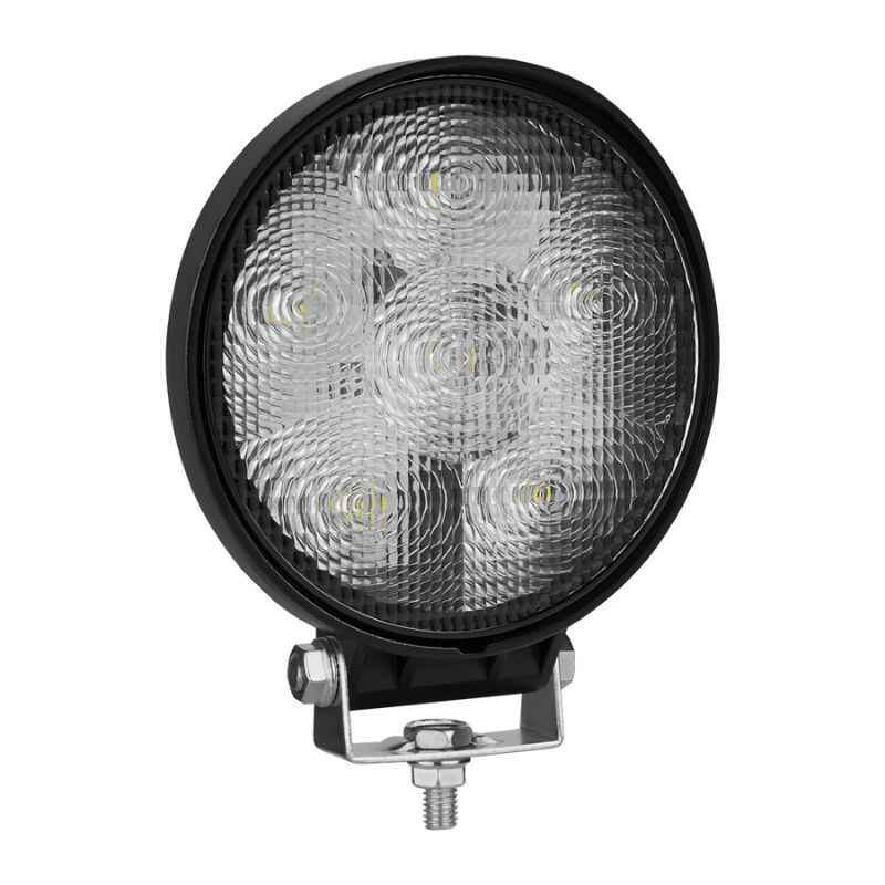 Додаткова фара на авто кругла Flood розсіяний білий колір світіння 1320Lm Brevia (10621RFX1)