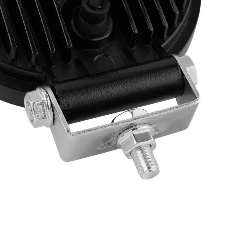 Додаткова фара на авто кругла Flood розсіяний білий колір світіння 1320Lm Brevia (10621RFX1)