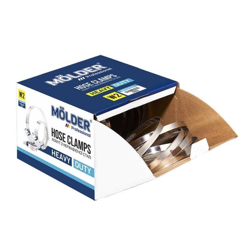 Хомуты червячные 100-120мм W2 Molder 100шт (MA40120)
