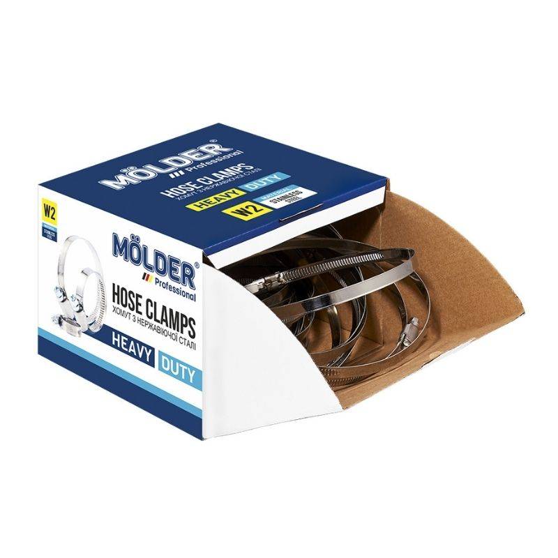 Хомуты червячные 120-140мм W2 Molder 100шт (MA40140)