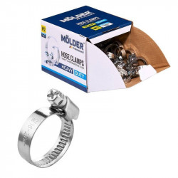Хомуты червячные 16-27мм W2 Molder 100шт (MA40027)