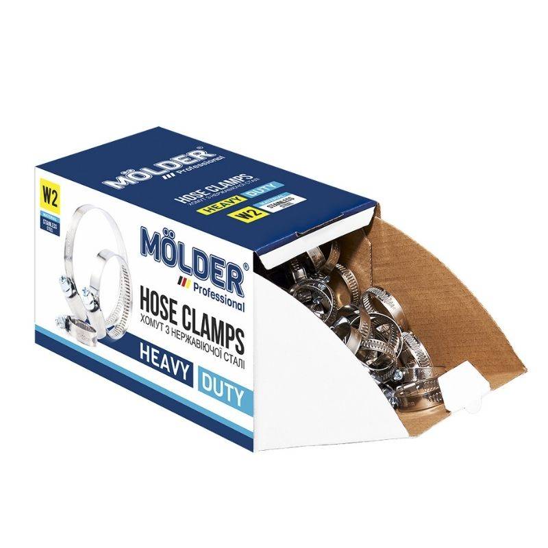 Хомуты червячные 20-32мм W2 Molder 100шт (MA40032)