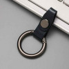 Брелок для ключів авто шкіряний RG з карабіном чорний (BRC-1BL)