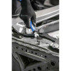 Ключ с трещоткой и шарниром 1/2" 1/4" 3/8" 255мм CrV Hogert со сменными адаптерами (HT1R395)