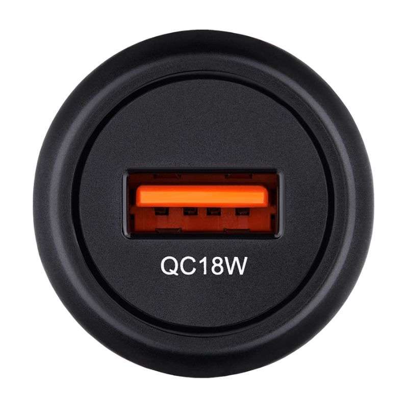 Автомобільний зарядний пристрій BREVIA ePower SingleDrive 18W 1xUSB-A чорний 46018UB (46018UB)