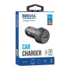 Автомобільний зарядний пристрій BREVIA ePower SingleDrive 18W 1xUSB-A чорний 46018UB (46018UB)