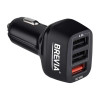 Автомобільний зарядний пристрій BREVIA ePower TriDrive 42W 3xUSB-A чорний 46042TUB (46042TUB)