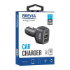Автомобільний зарядний пристрій BREVIA ePower TriDrive 44W 1xUSB-C+2xUSB-A чорний 46044DUCB (46044DU