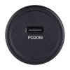 Автомобільний зарядний пристрій BREVIA ePower TurboCharge 20W 1xUSB-C чорний 46020CB (46020CB)