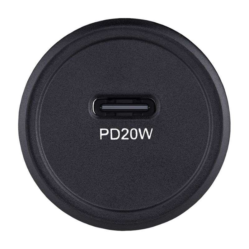 Автомобільний зарядний пристрій BREVIA ePower TurboCharge 20W 1xUSB-C чорний 46020CB (46020CB)