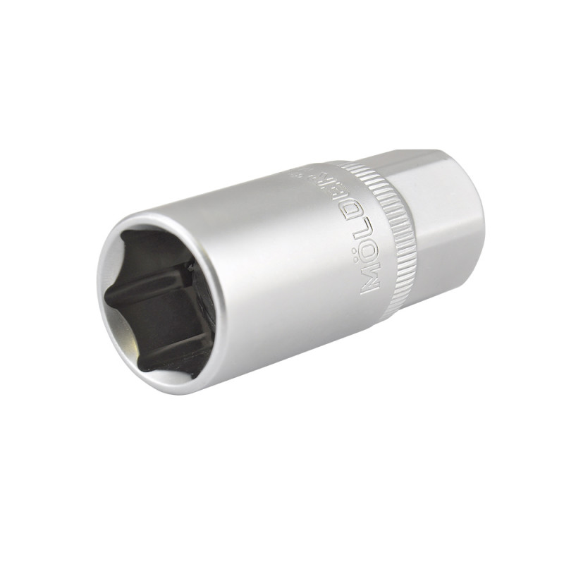 Головка торцева свічкова Cr-V Molder 1/2" x 21мм x 60 мм (MT62521)