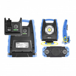 Лампа інспекційна професійна Brevia LED 10W COB 1000lm 4400mAh Power Bank type-C (11410)