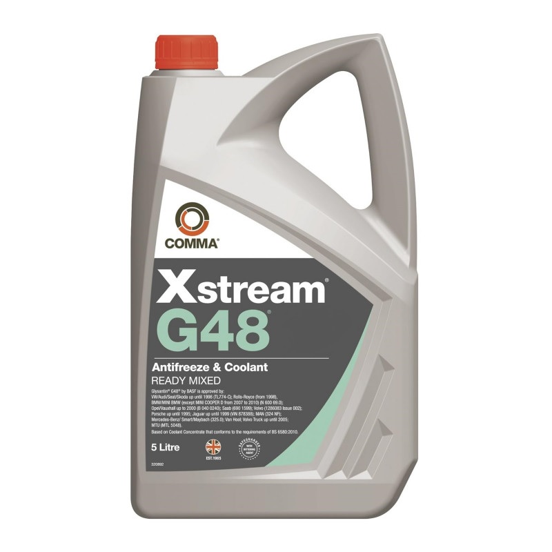 Антифриз готовий до використання XSTREAM G48 Comma AF RTU 5л (XSG48M5L)